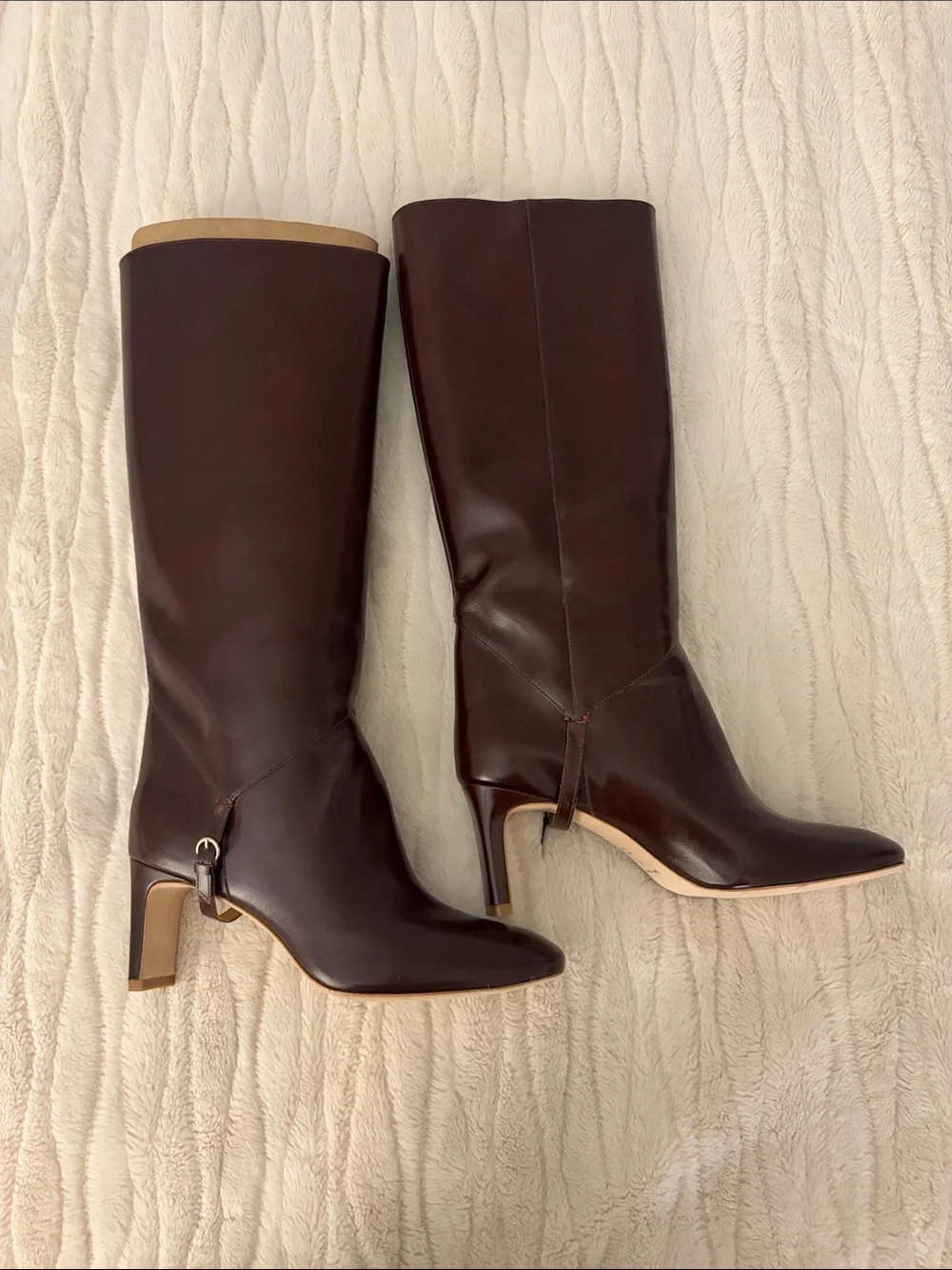 Reformation Gaelle 75MM Leather Knee-High Boots New 9.5 size